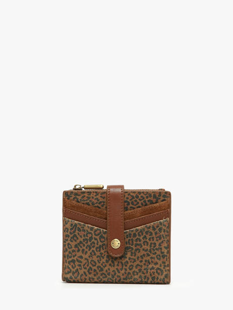 Kaarthouder Leder Mila louise Bruin vintage 3810PAV